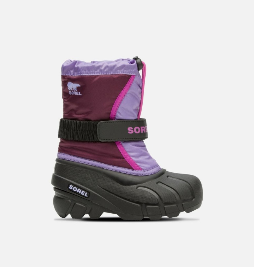 Botte Flurry Enfant Sorel Belgique Violet Dahlia-paisley Violet