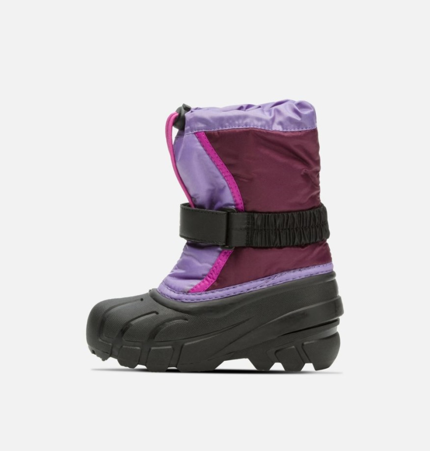 Botte Flurry Enfant Sorel Belgique Violet Dahlia-paisley Violet