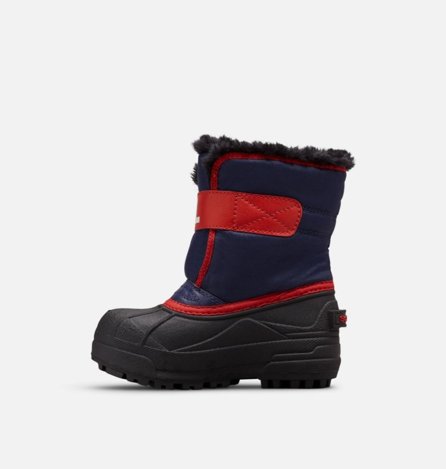 Botte De Commandeur De Neige Pour Enfant Sorel Belgique Nocturne-voile Rouge