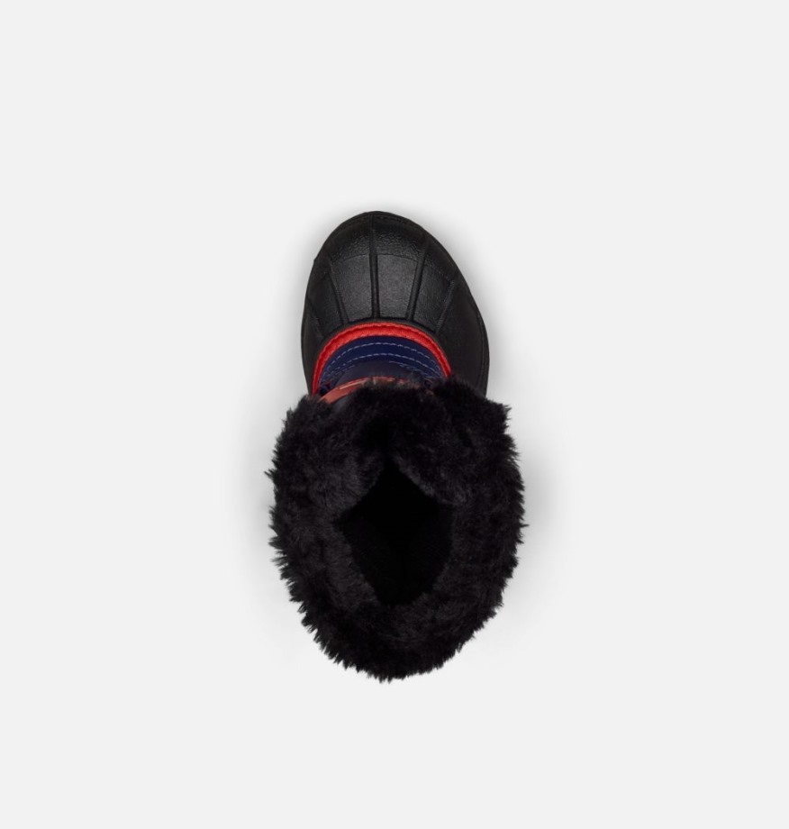 Botte De Commandeur De Neige Pour Enfant Sorel Belgique Nocturne-voile Rouge