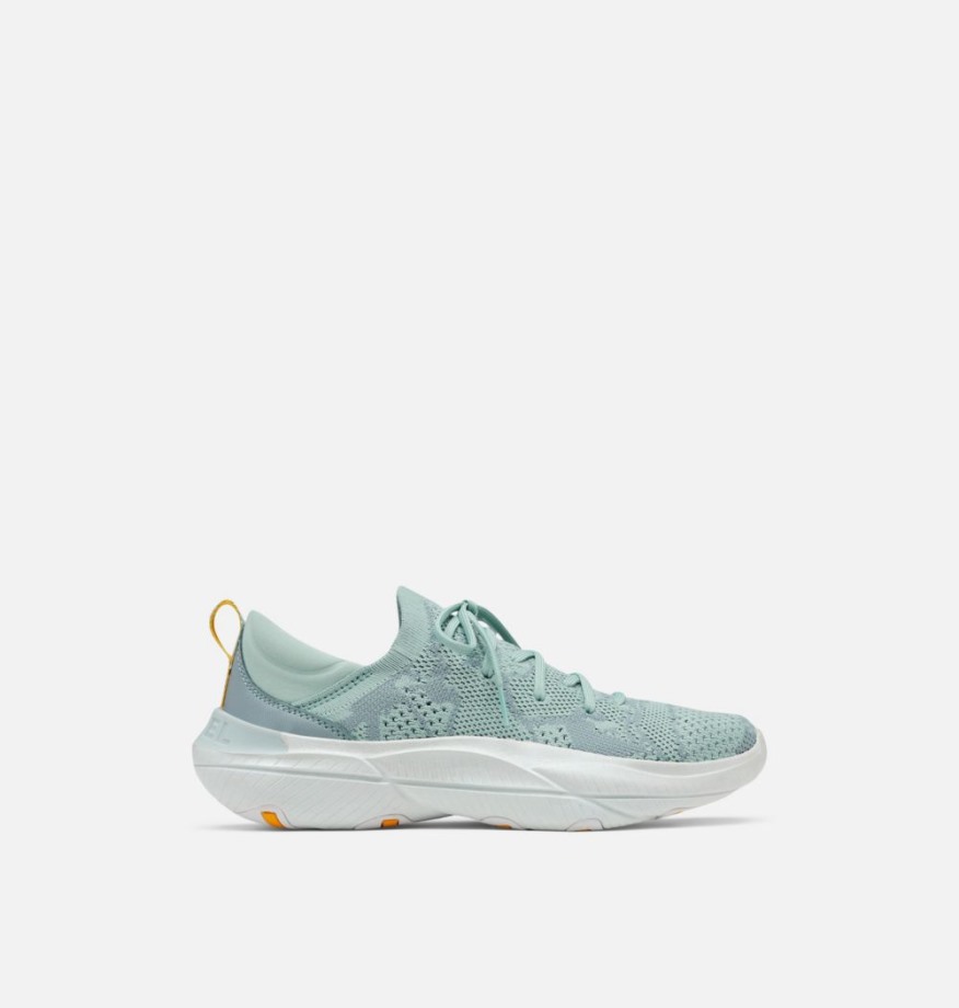 Sorel Belgique Explorer Blitz Stride Lace Sneaker Pour Femme Bleu écrasé-gris Cendré