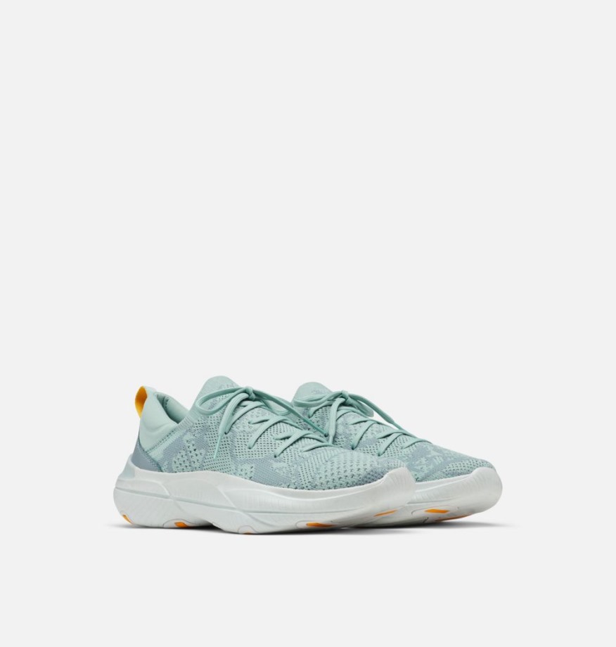 Sorel Belgique Explorer Blitz Stride Lace Sneaker Pour Femme Bleu écrasé-gris Cendré