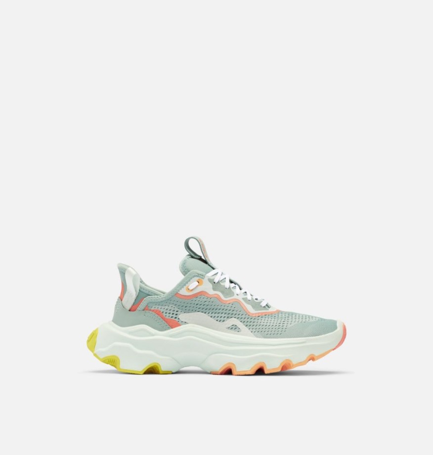 Sorel Belgique Baskets Femme Kinetic Breakthru Day Lace écrasé Bleu-blanc