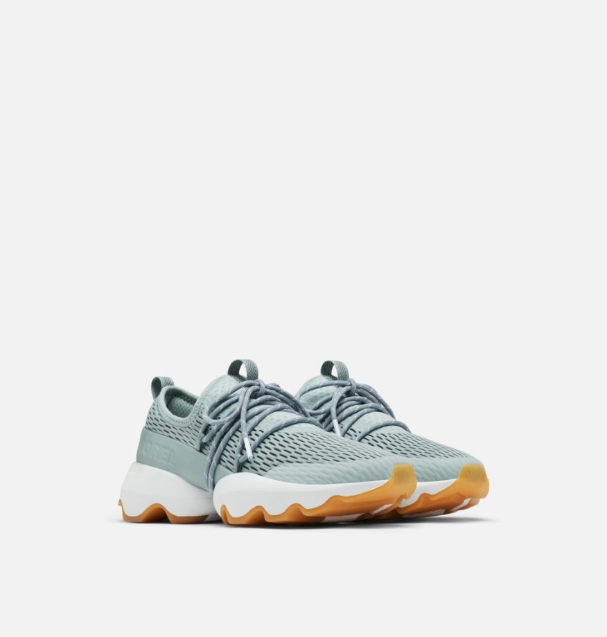 Sorel Belgique Baskets Femme Kinetic Impact Lace écrasé Bleu-blanc