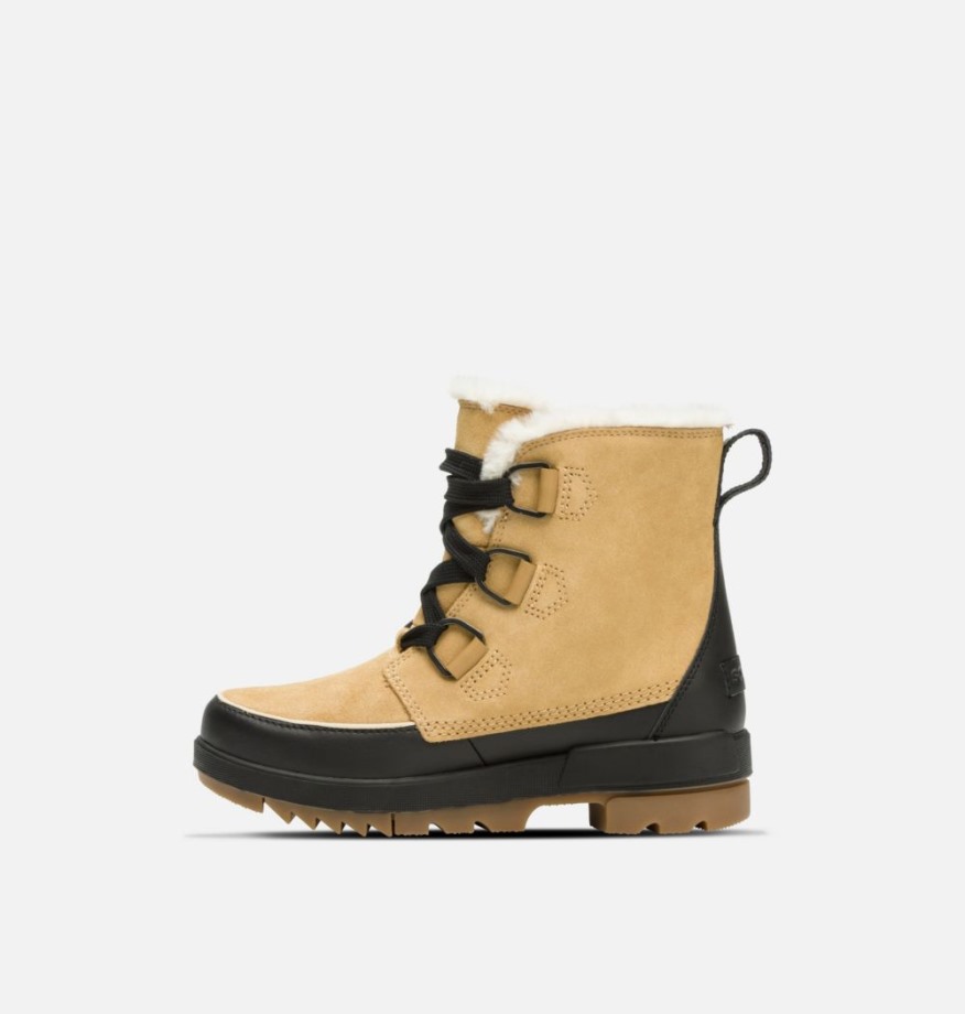 Curry Sorel Belgique Chaussons D'hiver Imperméables Torino Ii Parc En Shearling Pour Femme