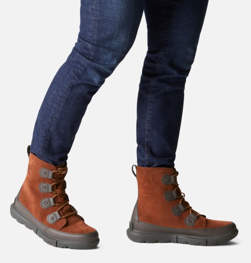 Sorel Belgique Ambre-buffle Foncé Botte D'hiver Pour Homme Explorer