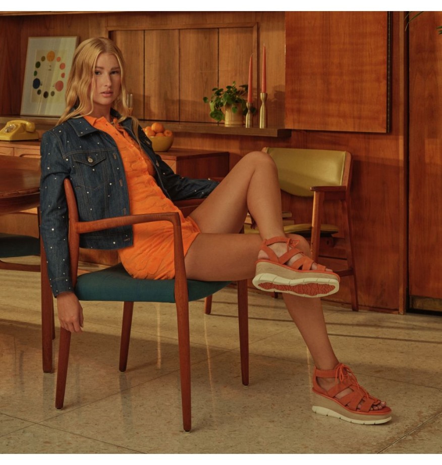 Sorel Belgique Joanie Iii Sandale Compensée En Dentelle Pour Femme Desert Sun-chalk