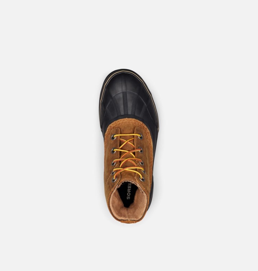 Elk-black Sorel Belgique Botte à Lacets Cheyanne Metro Homme