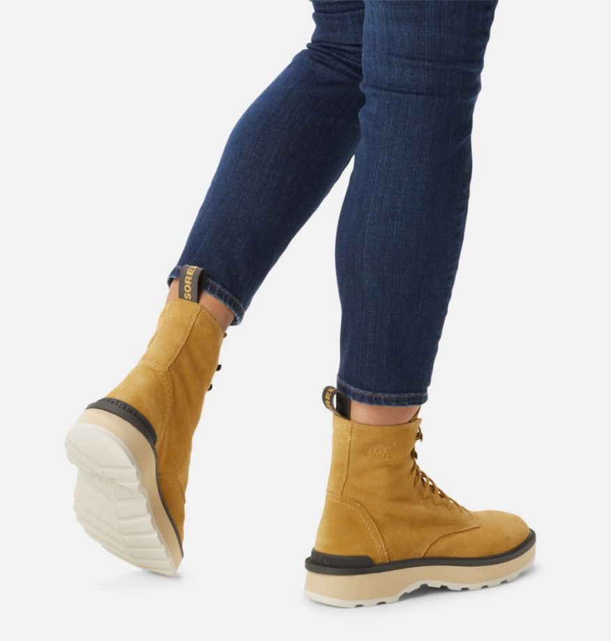 Geo Yellow-jet Sorel Belgique Bottes à Lacets Hi-line Pour Femmes
