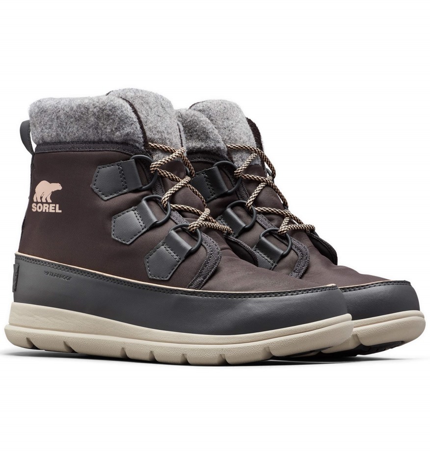 Bottes Sorel Explorateur Carnaval Gris Sorel Belgique Pour Femmes
