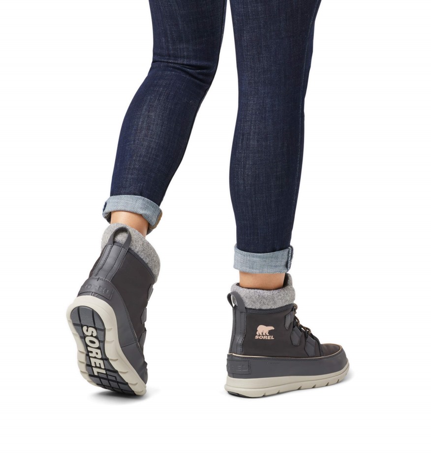 Bottes Sorel Explorateur Carnaval Gris Sorel Belgique Pour Femmes