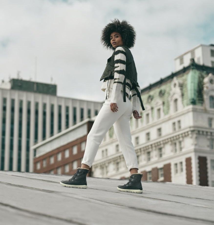 Botte D'hiver Explorer Ii Joan Femme Sorel Belgique Grill-fauve