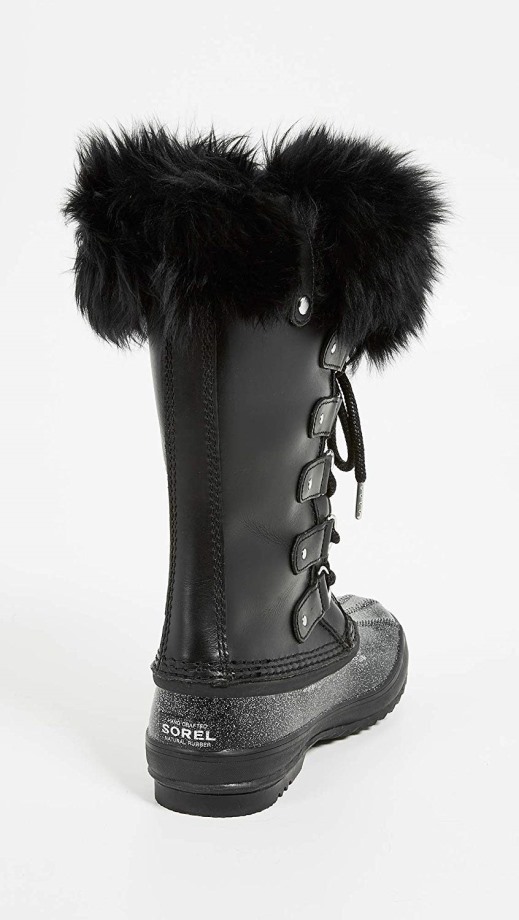 Joan Of Arctic Lux Shearling Cuff Sorel Bottes Sorel Belgique Noir