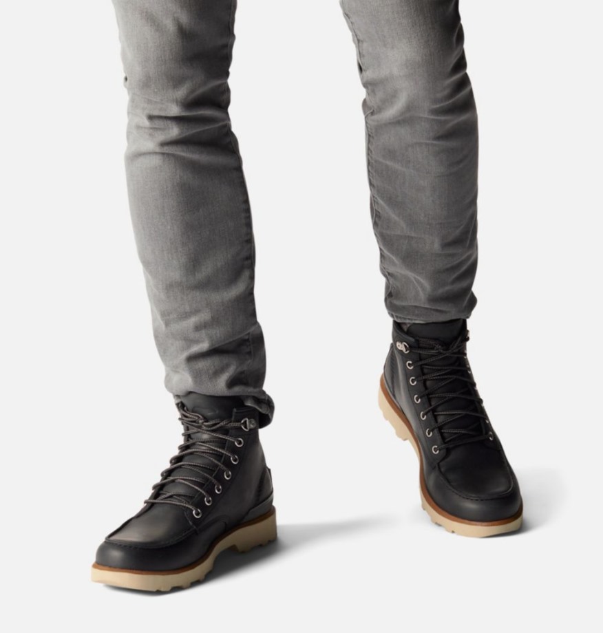 Botte Moc Caribou Homme Noir-avoine Sorel Belgique