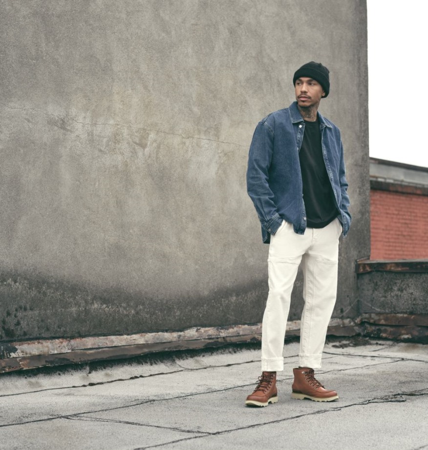 Sorel Belgique Botte Mocassin Caribou Caramel Foncé Pour Homme