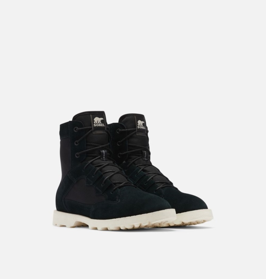 Botte Caribou Otm Homme Noir-craie Sorel Belgique