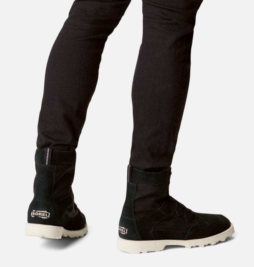 Botte Caribou Otm Homme Noir-craie Sorel Belgique