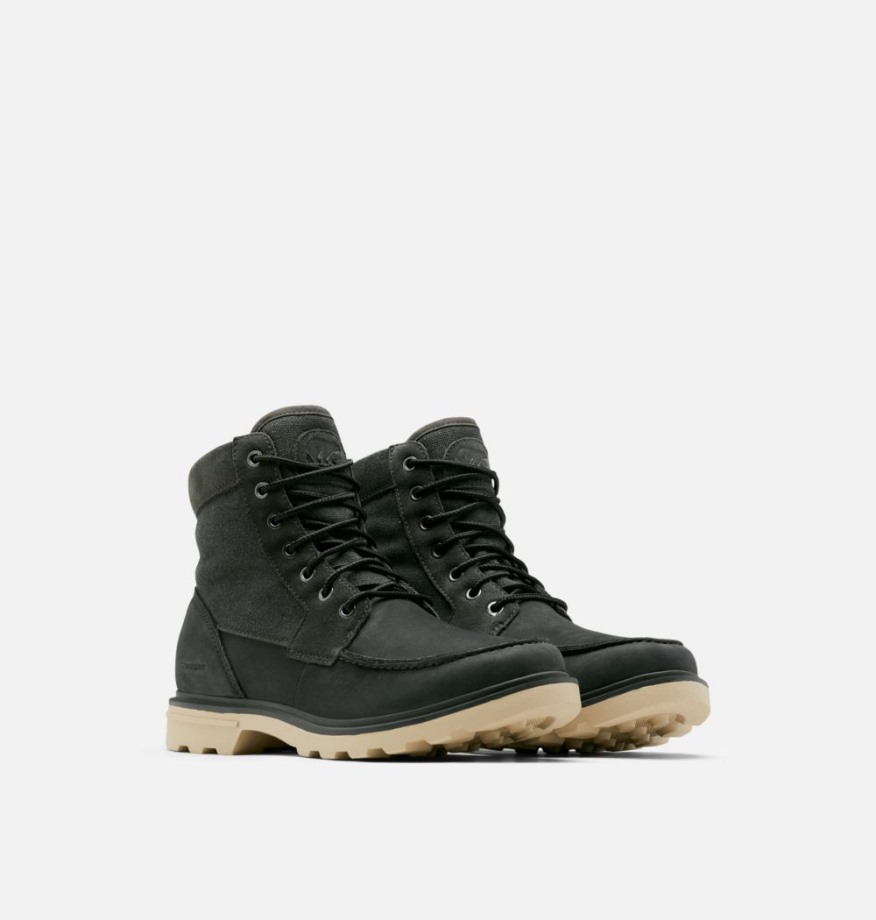 Sorel Belgique Botte D'hiver Imperméable Carson Moc Pour Hommes