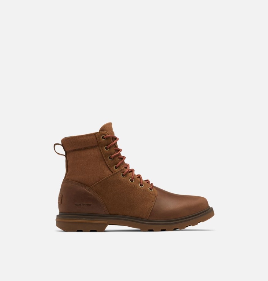 Sorel Belgique Velours Tan-umber Carson Six Botte Homme