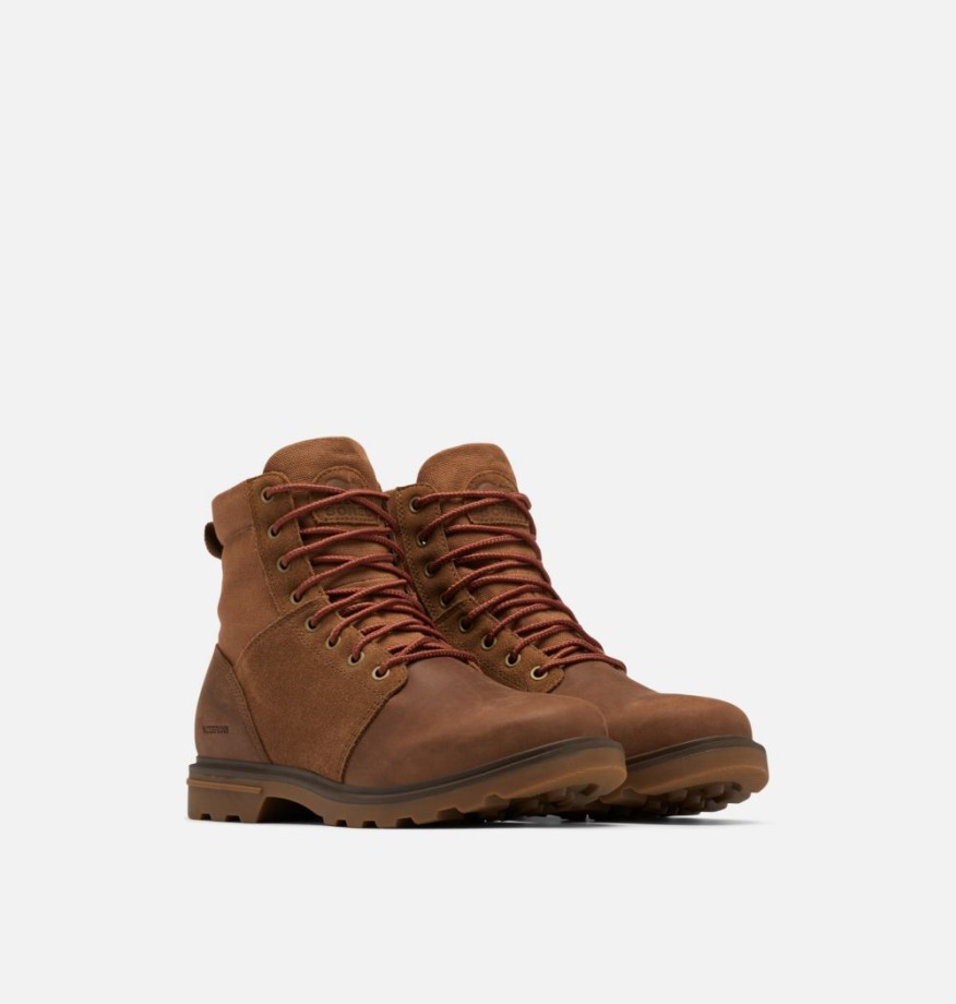Sorel Belgique Velours Tan-umber Carson Six Botte Homme