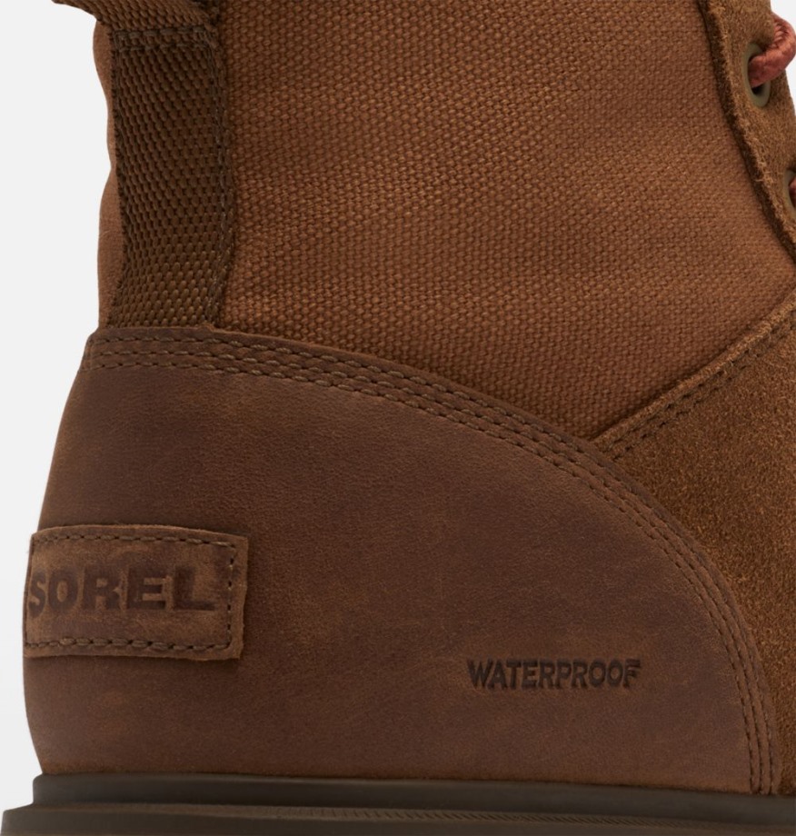 Sorel Belgique Velours Tan-umber Carson Six Botte Homme