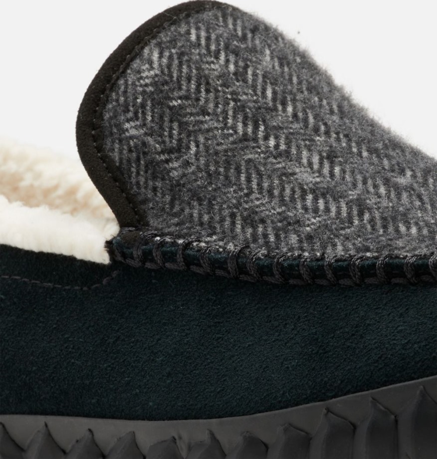 Sorel Belgique Pantoufle Dude Moc Homme Grill-noir