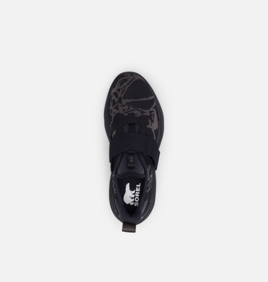 Sorel Belgique Explorateur Blitz Stride Strap Sneaker Homme Noir-noir