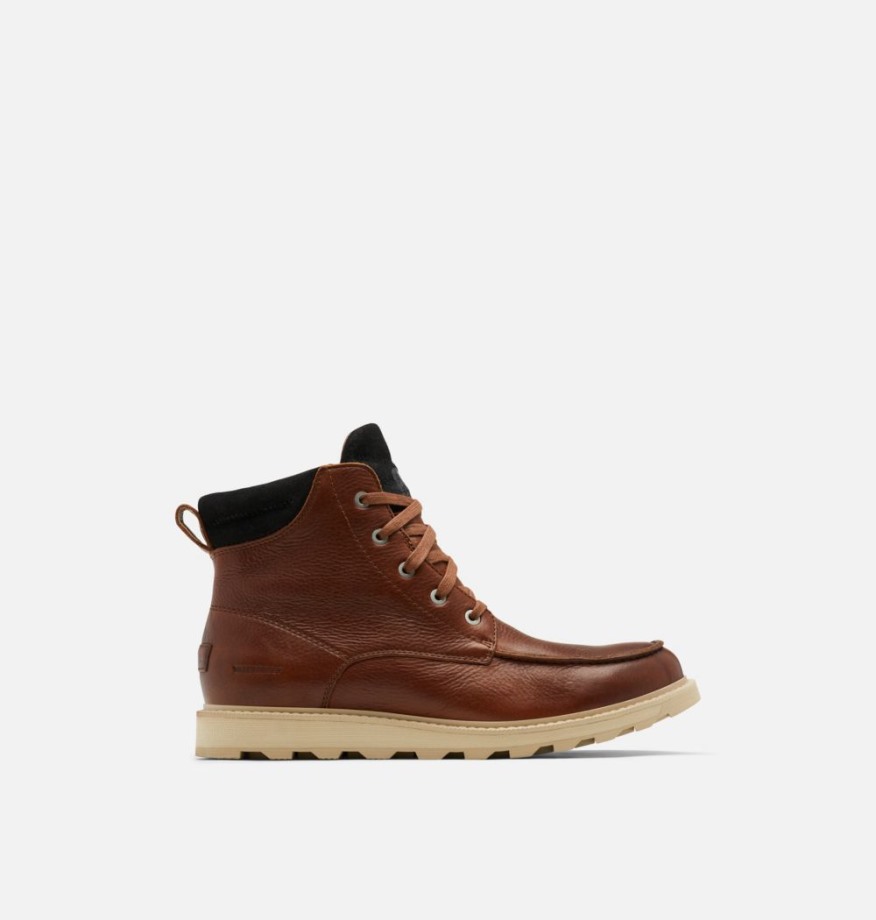 Sorel Belgique Gaucho Tan-oatmeal Madson Ii Moc Toe Boot Homme