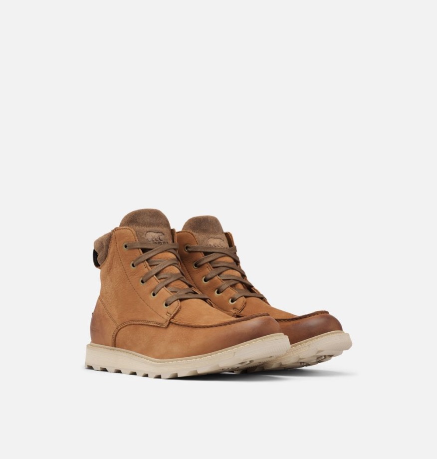 Madson Ii Moc Toe Boot Homme Velours Beige Sorel Belgique