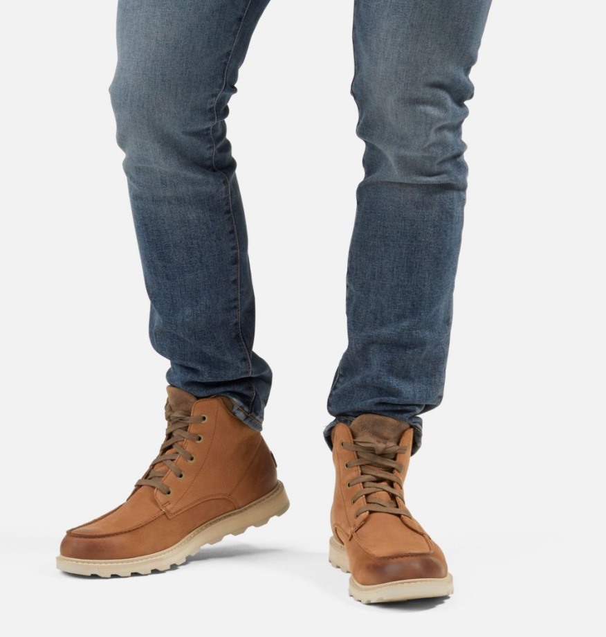 Madson Ii Moc Toe Boot Homme Velours Beige Sorel Belgique