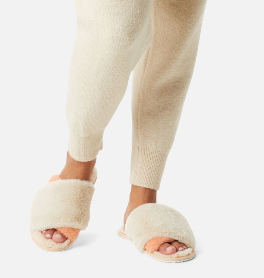 Sorel Belgique Nova Sand-naturel Pantoufle Go Mail Run Femme