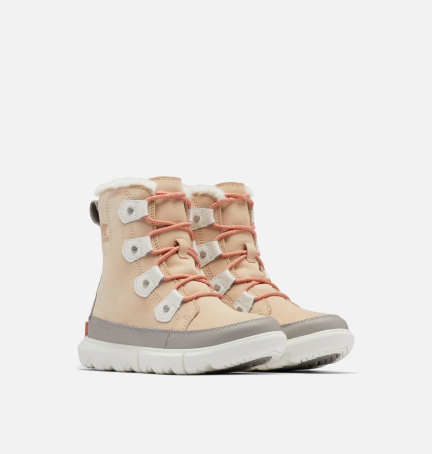 Sorel Belgium Explorer II Joan Boot Nova Sand-Sea Salt