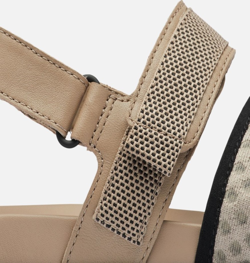 Sandale Plate Roaming Decon Slingback Femme Sorel Belgique Omega Taupe-noir