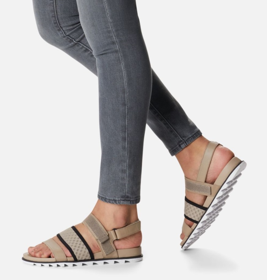 Sandale Roaming Decon Slingback Femme Sorel Belgique Omega Taupe-noir