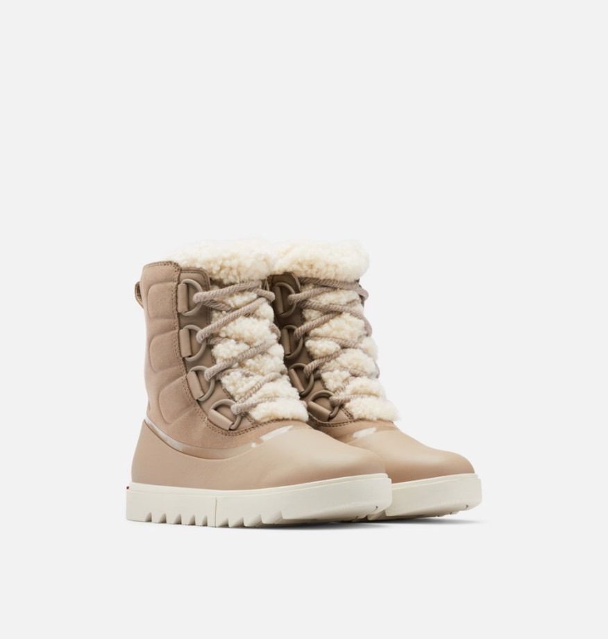 Sorel Belgique Bottes Femme Joan Of Arctic Next Lite Omega Taupe-fauve