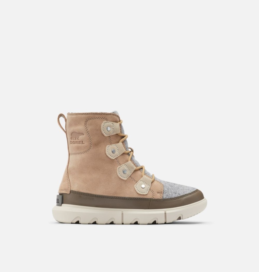 Omega Taupe-Major Sorel Belgique Pour Femme Explorer II Joan Boot
