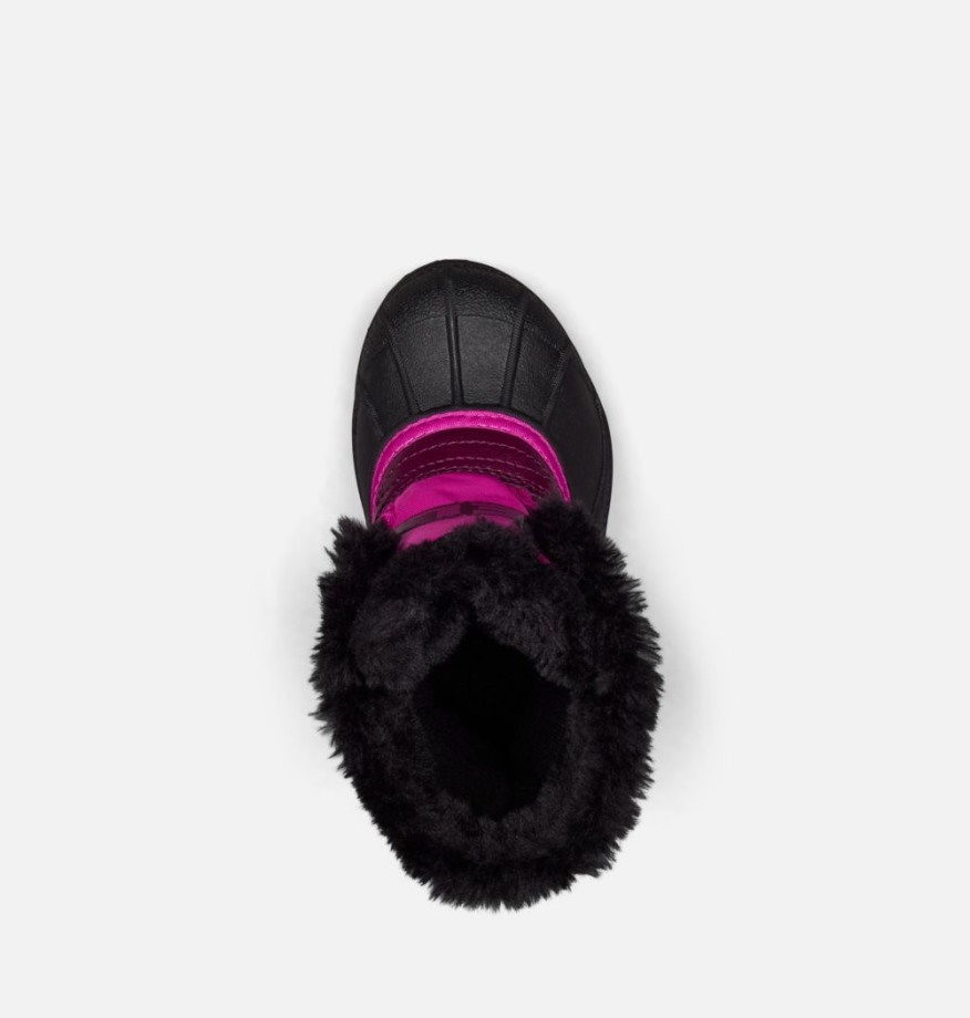 Sorel Belgique Bottes Commandant De Neige Pour Enfants Violet Dahlia-groovy Rose