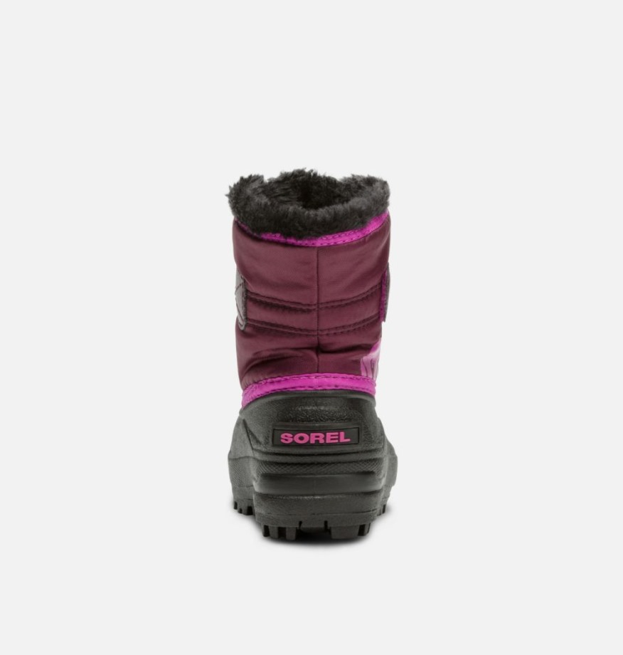 Violet Dahlia-groovy Rose Sorel Belgique Tout-petit Snow Commander Sorel Bottes