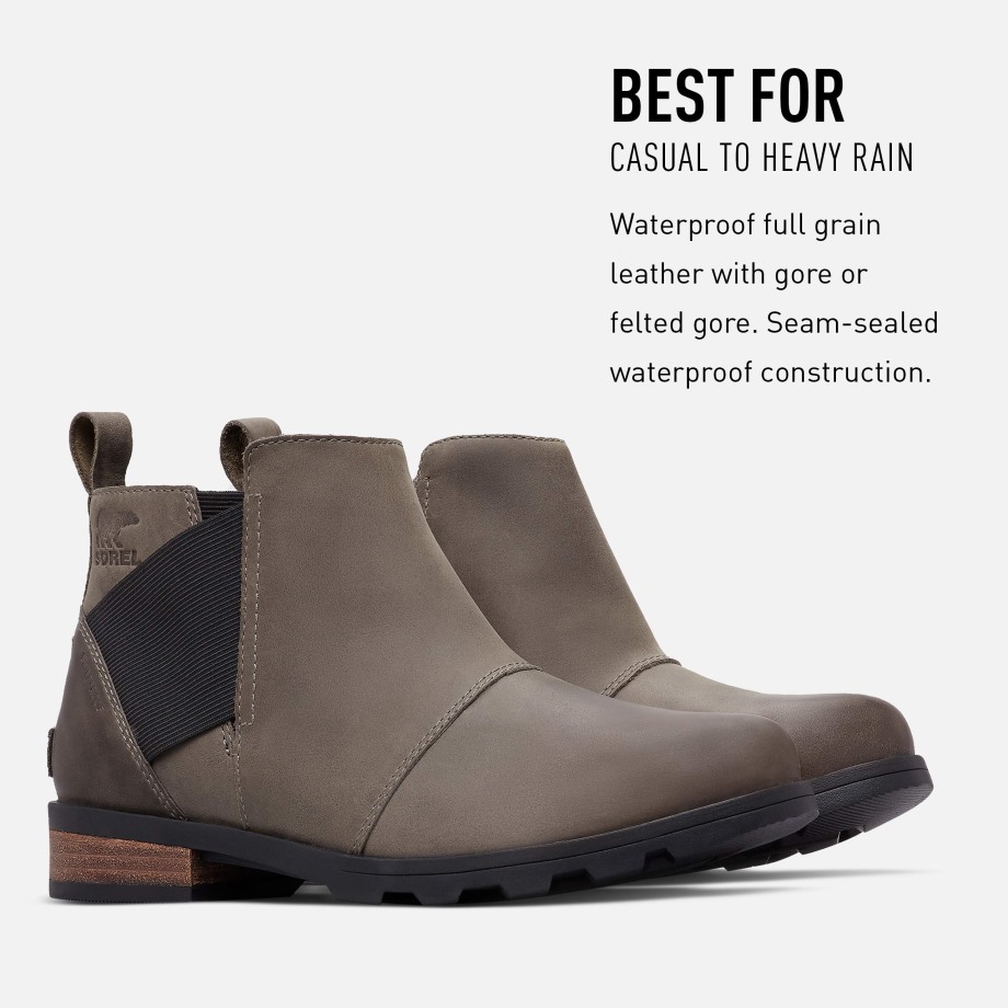 Quarry Black Sorel Belgique Bottes Chelsea Sorel Femme