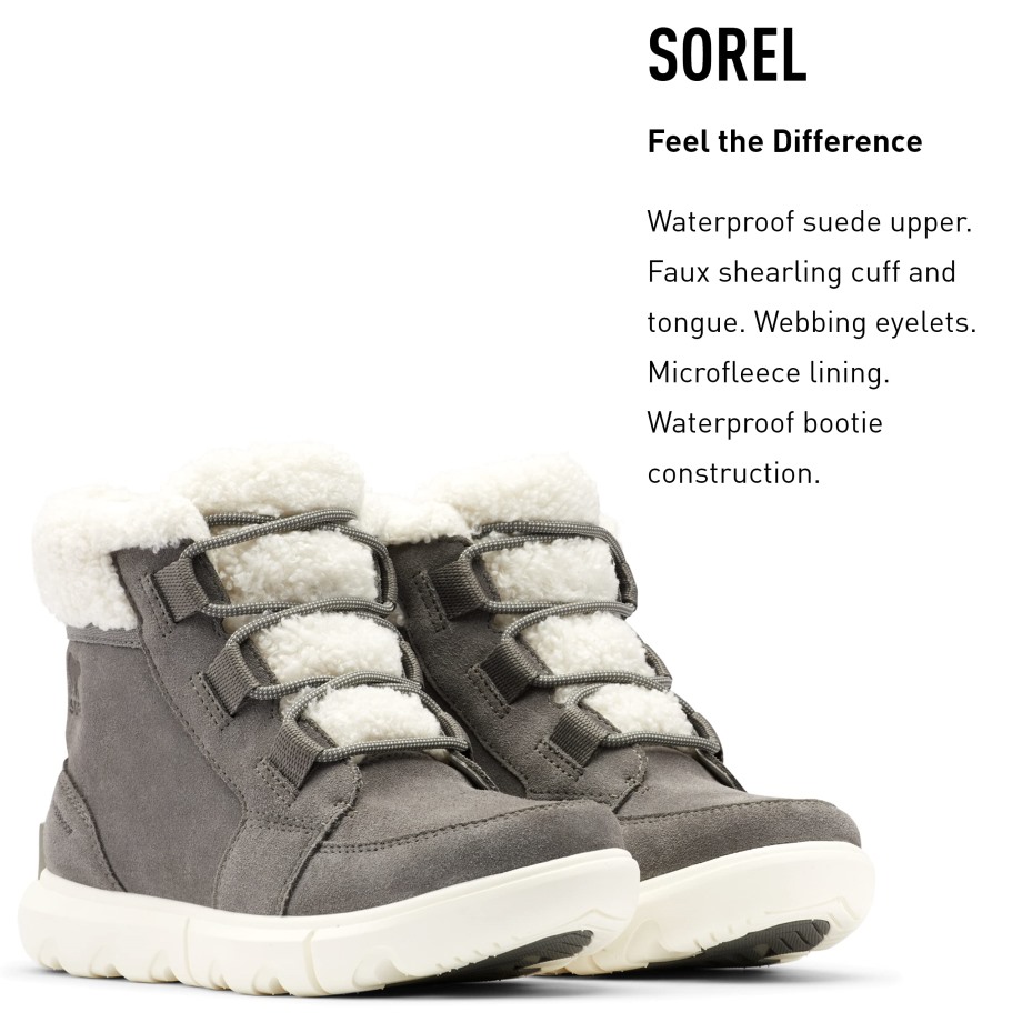 Sorel Belgique Explorer Ii Pour Femme Carnaval Cosy Wp Snow Boot Quarry Dove