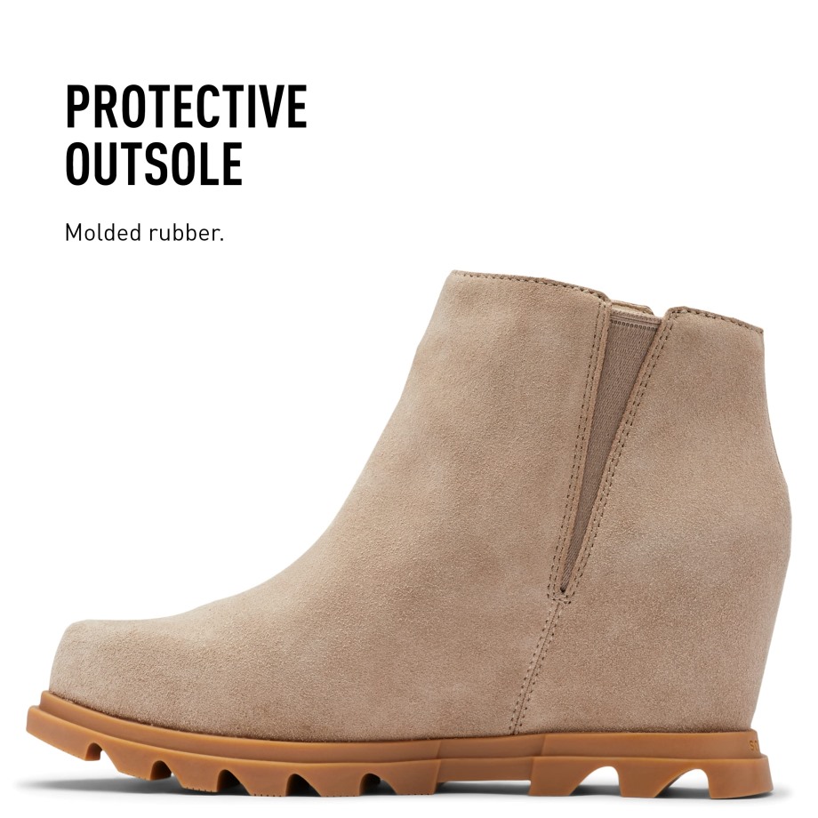 Sorel Belgique Femme Joan Of Arctic Wedge Iii Zip Sorel Bottes Quarry-gum 2