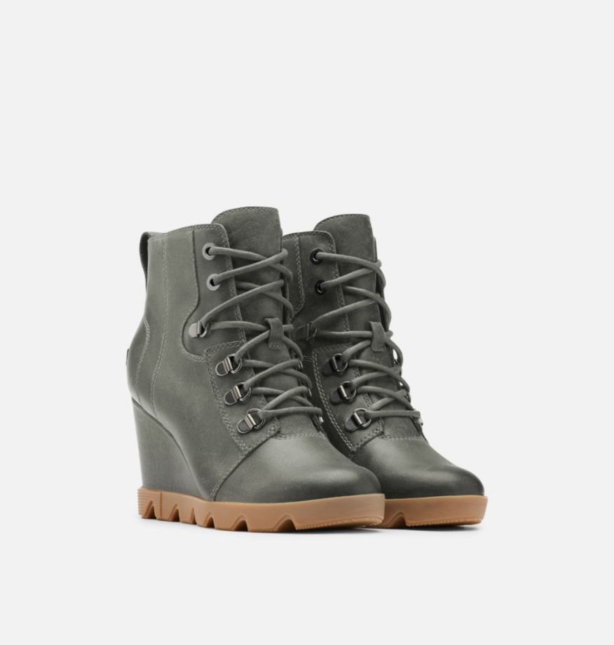 Sorel Belgique Joan Uptown Lace Bootie Femme Quarry-gum 2