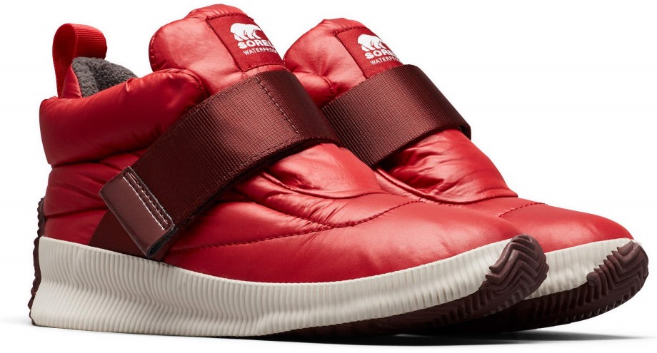 Dahlia Rouge Sorel Belgique Chaussure De Marche Out N About Puffy Pour Femme