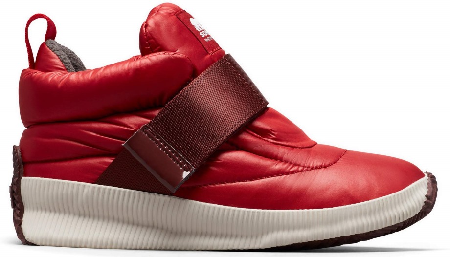 Dahlia Rouge Sorel Belgique Chaussure De Marche Out N About Puffy Pour Femme