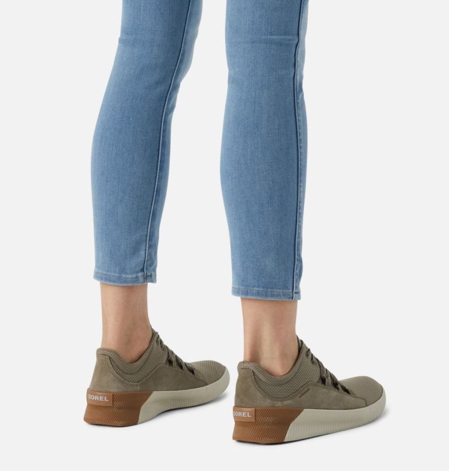 Sorel Belgique Out 'n About Plus Baskets En Dentelle Pour Femmes Sage