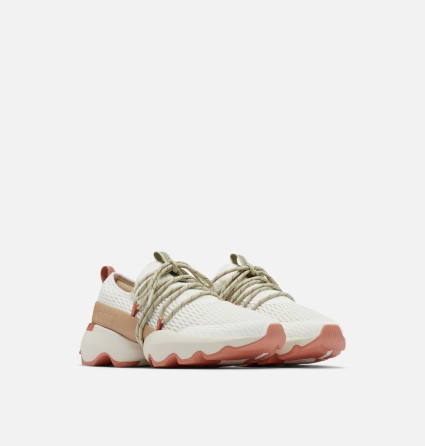 Baskets à Lacets à Impact Cinétique Pour Femmes De Sorel Belgique Vert Pierre De Sel De Mer