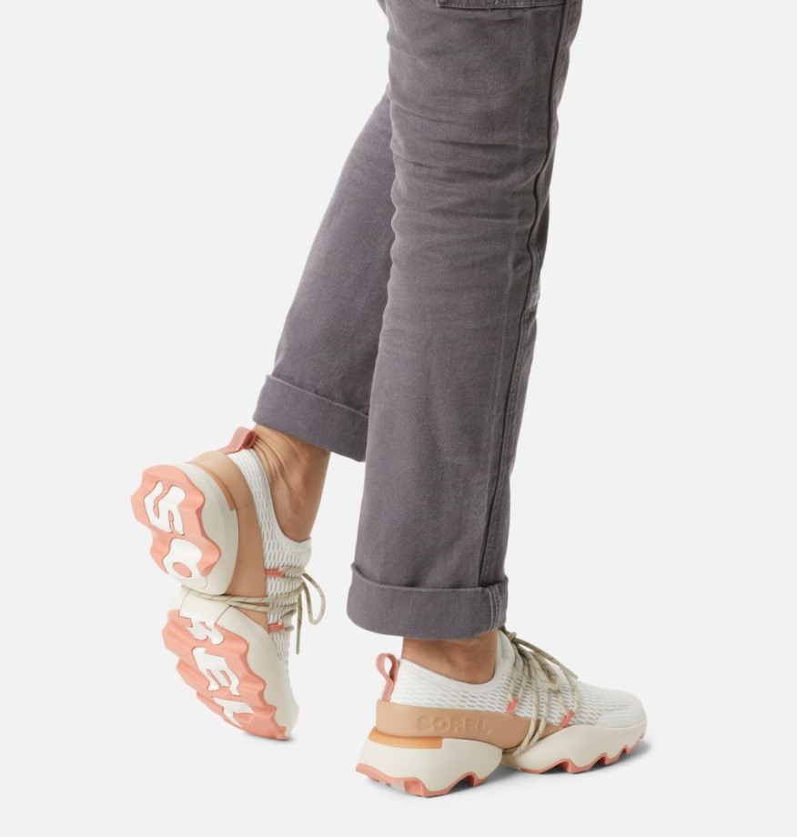 Baskets à Lacets à Impact Cinétique Pour Femmes De Sorel Belgique Vert Pierre De Sel De Mer