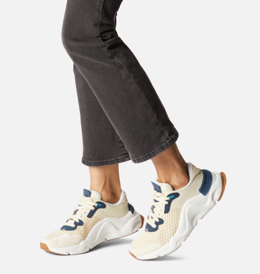 Sorel Belgium Kinetic Rnegd Lace Trainer Femme Vert Acide-Jet