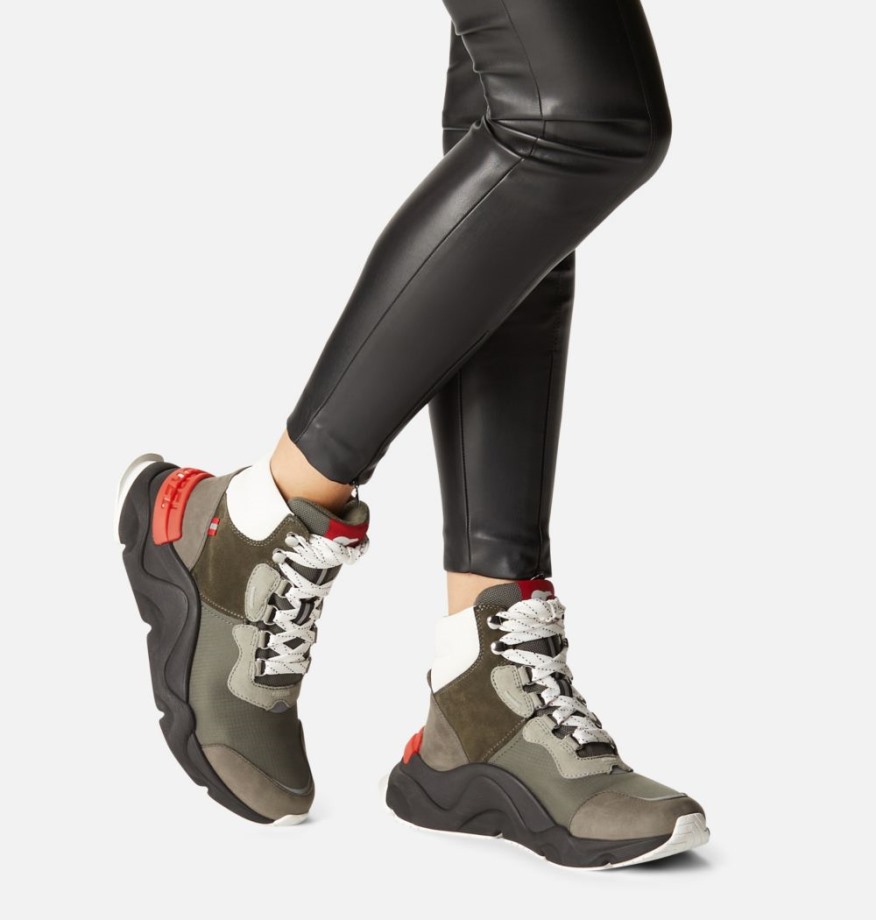 Sorel Belgique Alpine Tundra-black Bottes De Conquête Kinetic Rnegd Pour Femmes