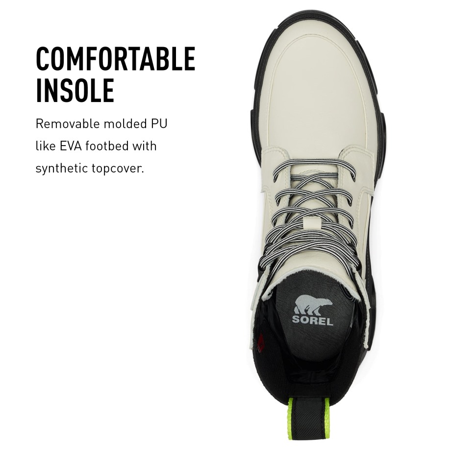 Sorel Belgique Noir-noir Lacet Brex Pour Femme